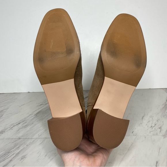 Steve Madden Rhiannon Cognac Suede Chelsea Bootie 9M - Picture 14 of 15